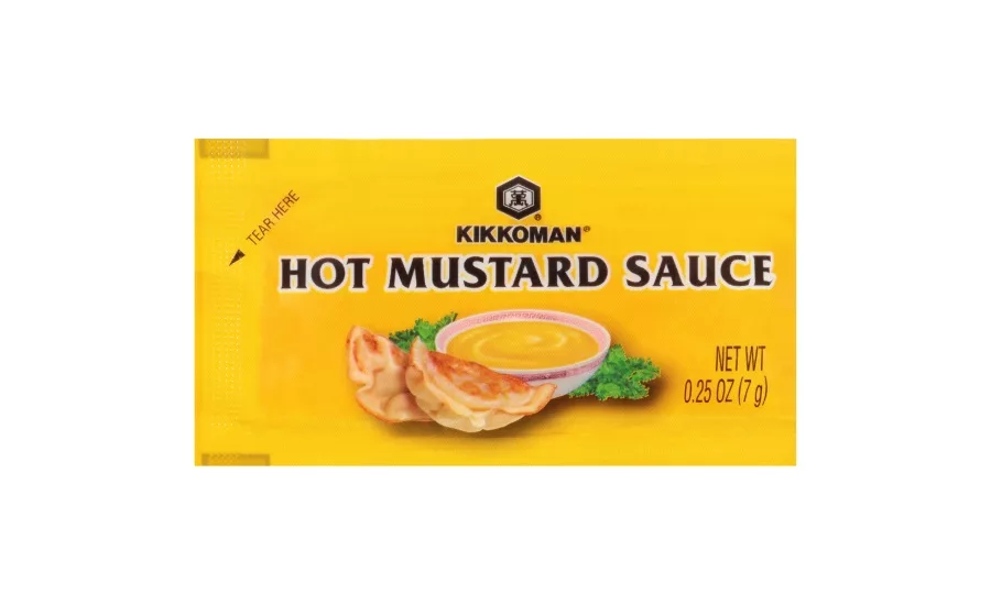Kikkoman hot mustard sauce packet