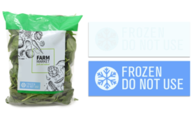 On-Pack Freeze Alert for Food Safety During Shipping