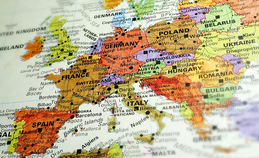 Map of Europe