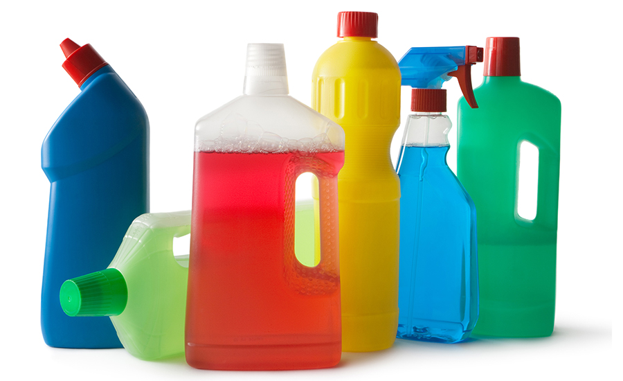 bottled cleaning solutions