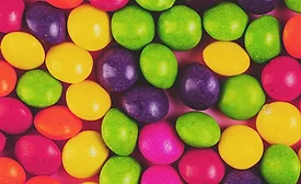 Image of multi-colored candy