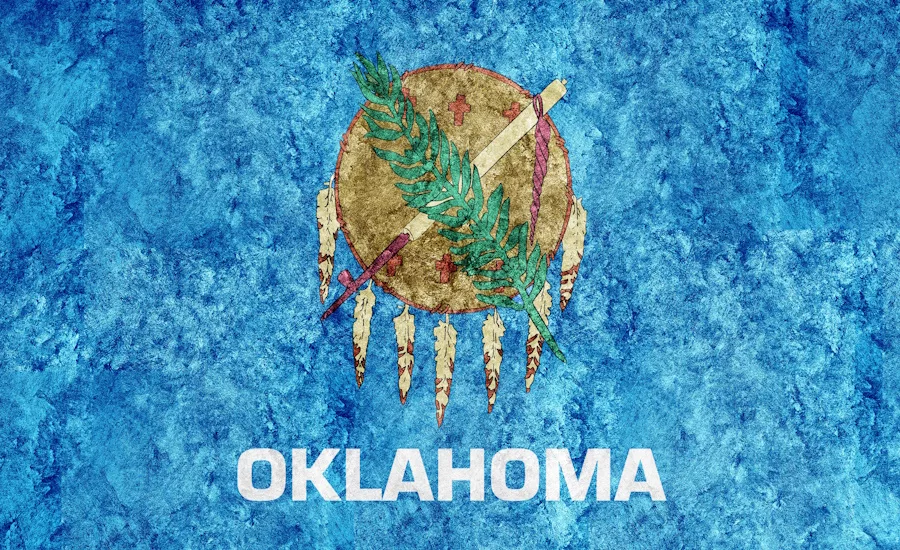 Image of Oklahoma's state flag