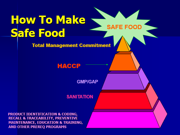 How to make safe food pyramid
