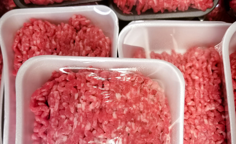 Packages of Ground Beef