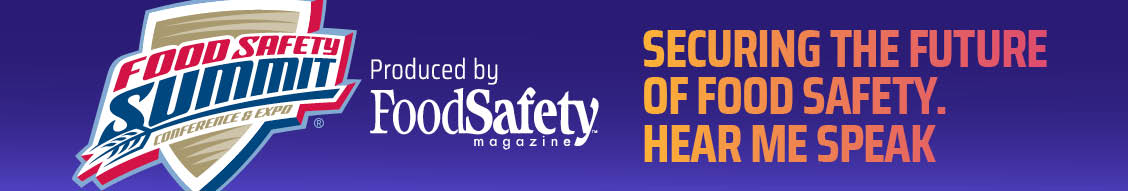 Hear Me Speak At Food Safety Summit