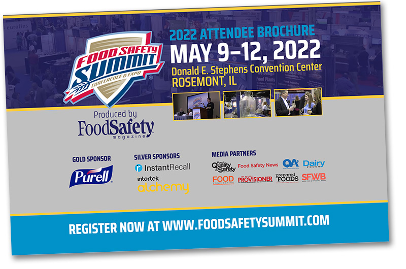 Food Safety Summit Digital Brochure