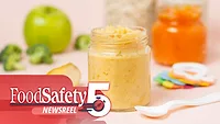 baby food with food safety five logo watermark in corner