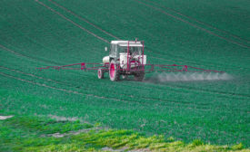 pesticides in field