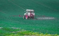 pesticides in field