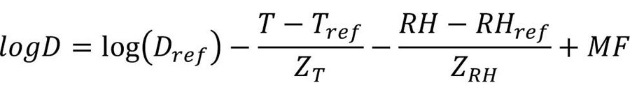 thermal processing equation