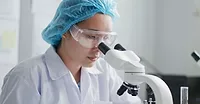 Woman Working in a Lab