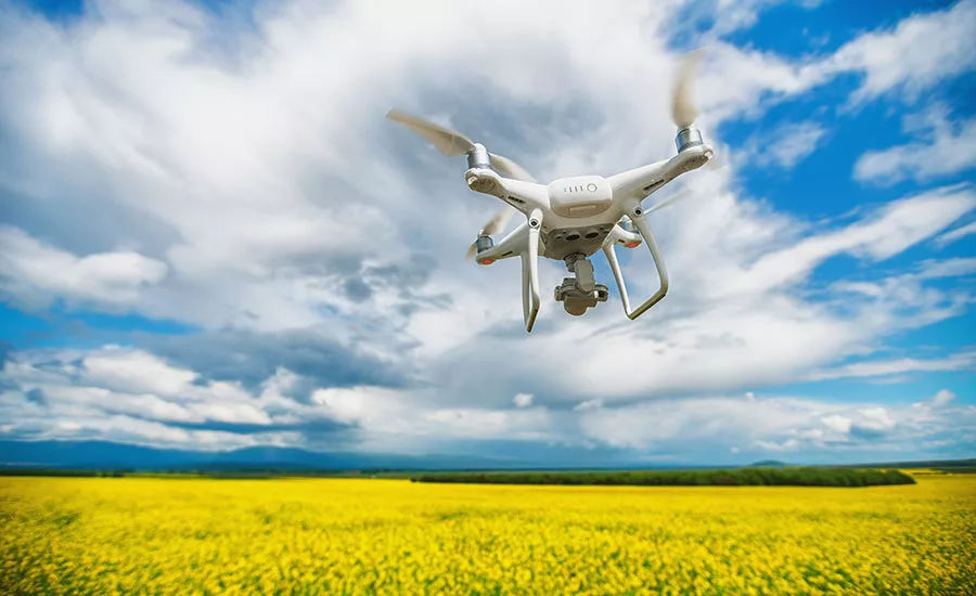 a product card for a DJI drone. DJI is a Chinese technology company that manufactures commercial unmanned aerial vehicles (UAVs