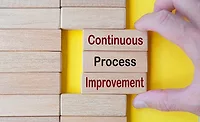 a diagram illustrating the concept of Continuous Process Improvement (CPI). 