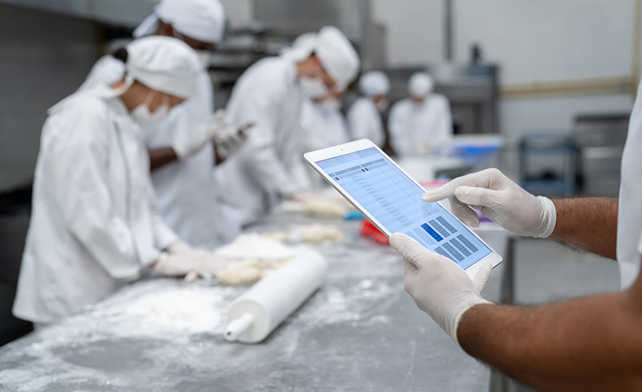  the digitization of quality control and food safety management in commercial baking facilities