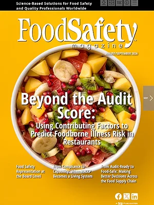 food Safety Magazine Aug-Sept 