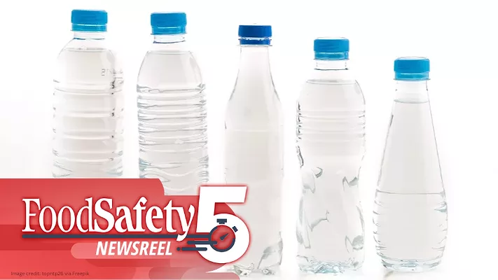 plastic water bottles