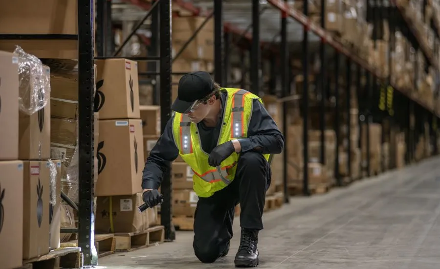Man In Warehouse 