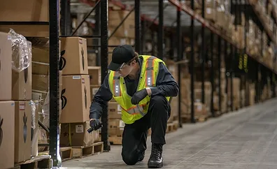 Man In Warehouse 