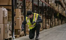 Man In Warehouse 