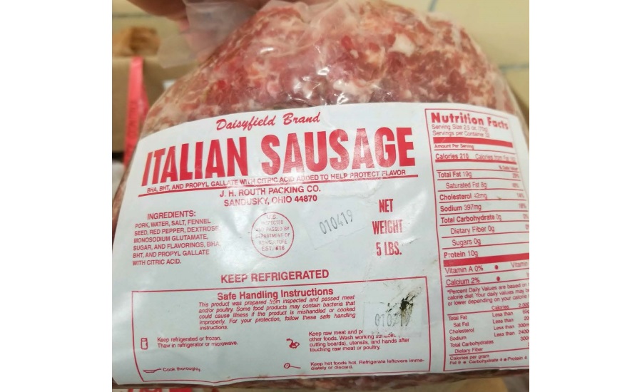 J. H. Routh Packing Co. Recalls Pork Sausage Products due to Possible Foreign Matter Contamination