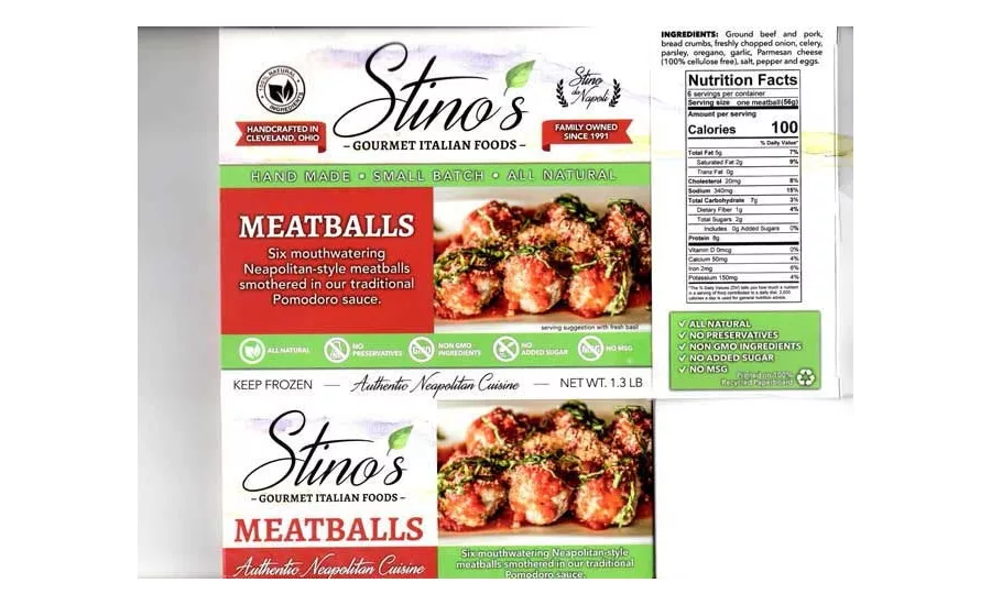 Stino Da Napoli Recalls Various Meat Products Produced without Benefit of Inspection