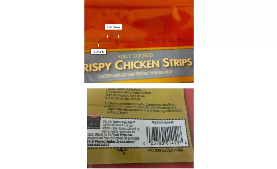 Tyson Foods, Inc. Recalls Chicken Strip Products due to Possible Foreign Matter Contamination