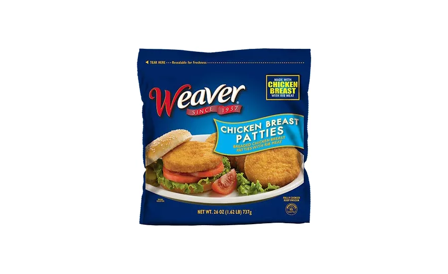 Tyson Foods, Inc. Recalls Weaver Brand Ready-To-Eat Chicken Patty Products due to Possible Foreign Matter Contamination
