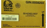 Kenosha Beef International Recalls Taco Bell Seasoned Beef Products due to Possible Foreign Matter Contamination