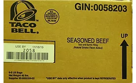 Kenosha Beef International Recalls Taco Bell Seasoned Beef Products due to Possible Foreign Matter Contamination