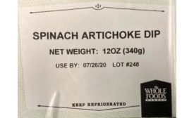 Allergy Alert Issued by Winter Gardens Quality Foods, Inc. for Undeclared Egg in Spinach Artichoke Dip