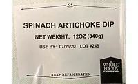 Allergy Alert Issued by Winter Gardens Quality Foods, Inc. for Undeclared Egg in Spinach Artichoke Dip Allergy Alert Issued by Winter Gardens Quality Foods, Inc. for Undeclared Egg in Spinach Artichoke Dip
