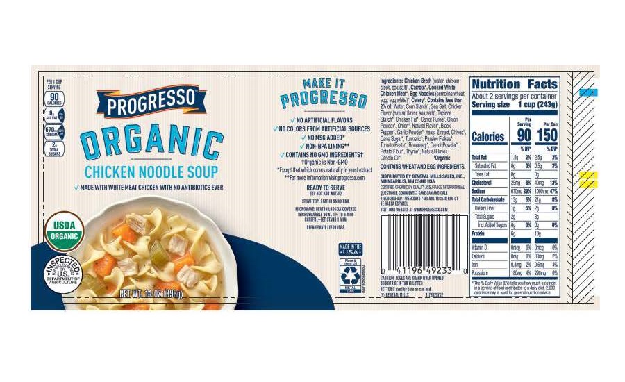 Fairbault Foods Inc. recalls canned soup product due to misbranding and undeclared allergens