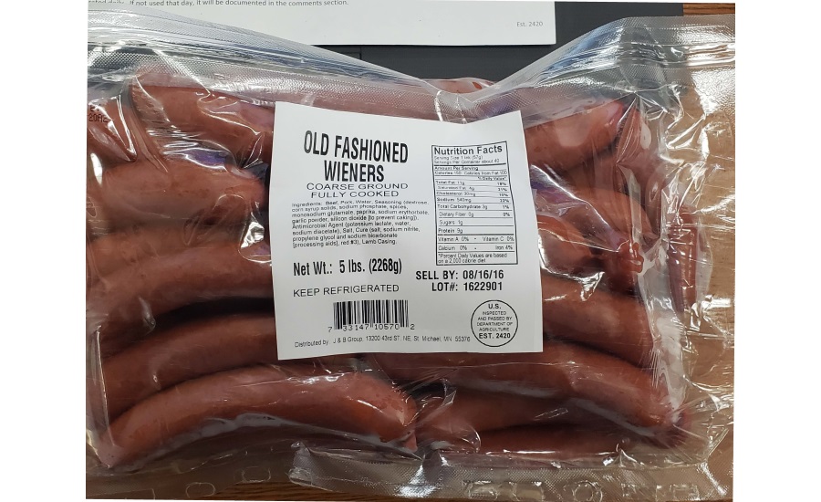 Cher-Make Sausage Company recalls fully cooked meat sausage products due to misbranding and an undeclared allergen