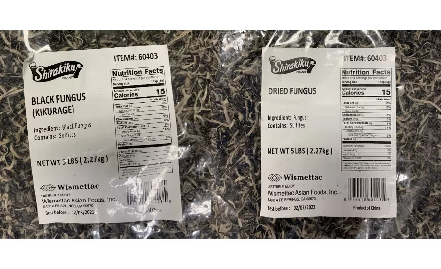 Outbreak Investigation of Salmonella Stanley: Wood Ear Mushrooms - Dried Fungus (September 2020)