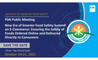 FDA to Host New Era of Smarter Food Safety Summit on E-Commerce