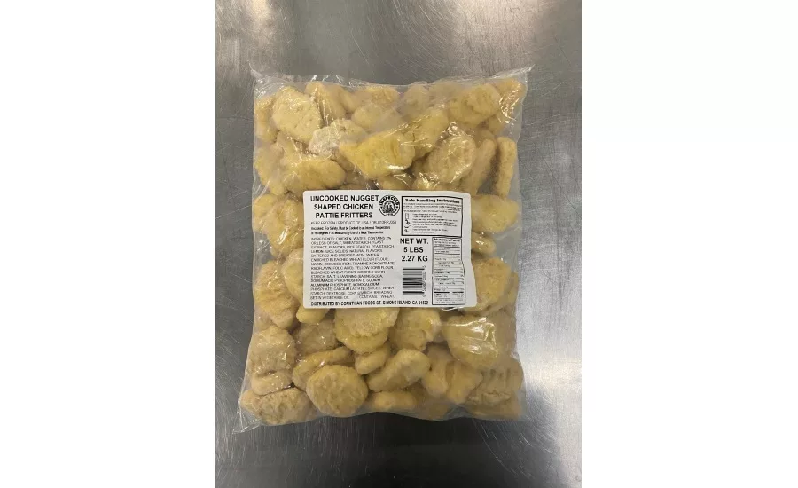 Corinthian Foods Recall 5 Lb Bags of Uncooked Sweet Potato Crusted Alaska Nuggets 1 Oz. Due to Mislabeling