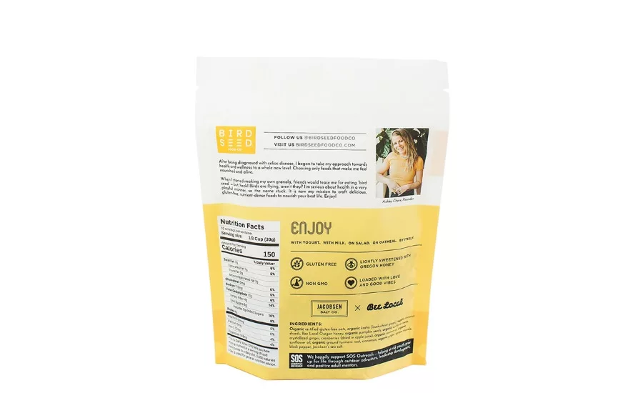 Birdseed Food Co. Issues Allergy Alert on Undeclared Cashews in Craft Granola Goldenola Turmeric & Ginger