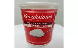 Select Varieties of Breakstone’s Cottage Cheese are Voluntarily Being Recalled Due to Potential Presence of Foreign Material