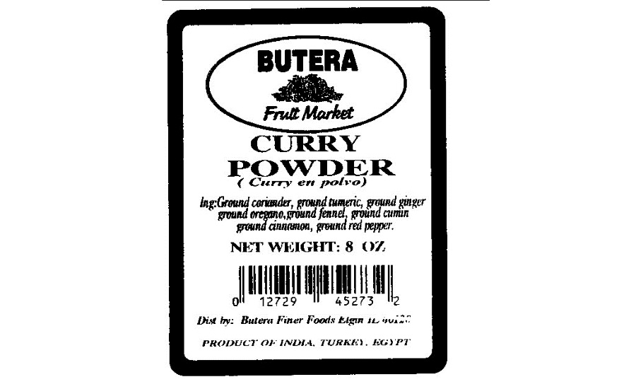 curry powder Sirob Imports recall