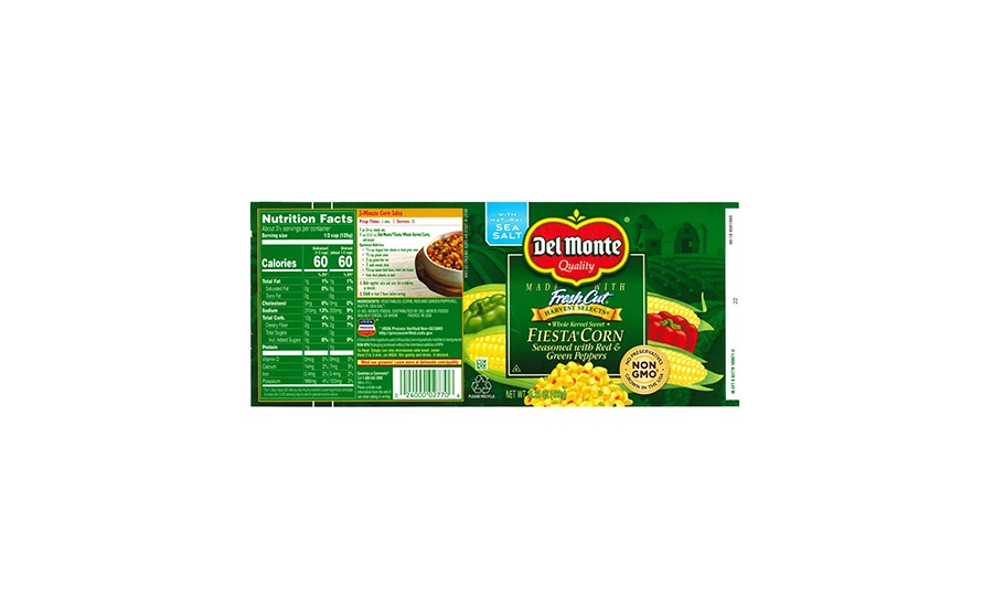 Del Monte Foods Announces Limited Recall of Canned Fiesta Corn Seasoned with Red & Green Peppers Due to Under Processing