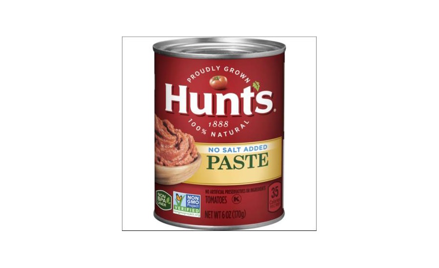 Conagra Brands Announces Recall of a Limited Amount of Hunt’s Tomato Paste Cans Due to Potential Presence of Mold