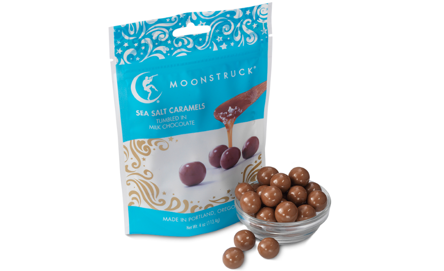 Moonstruck Chocolate Co. Issues Allergy Alert On Undeclared Hazelnuts In 4 Oz. Sea Salt Caramels Tumbled In Milk Chocolate