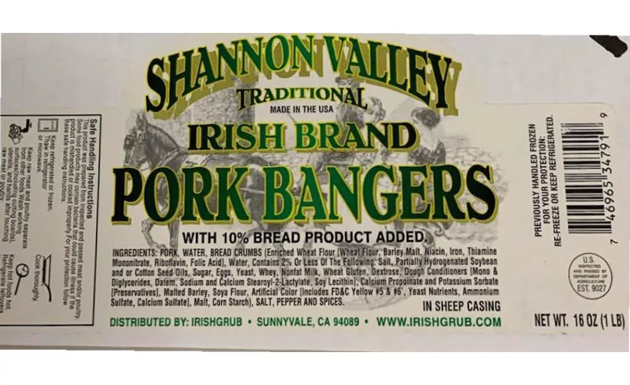 FSIS Issues Public Health Alert for Raw Pork Products Due to Misbranding and an Undeclared Allergen
