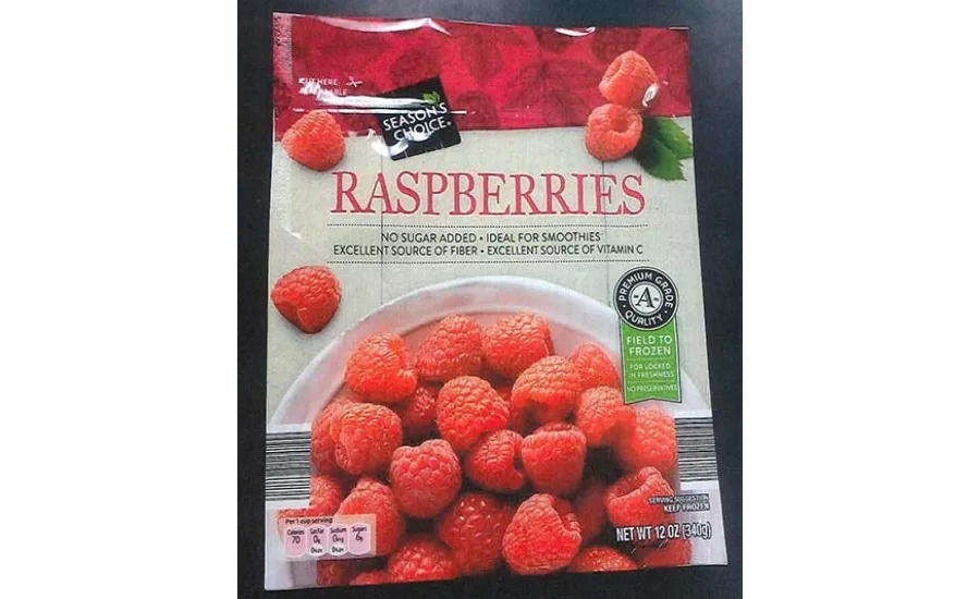Wawona Frozen Food Voluntarily Recalls Frozen Raspberries Due to Possible Health Risk