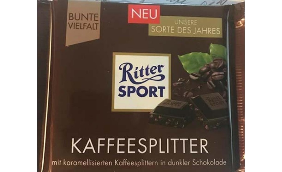 Stark Group International Issues Allergy Alert on Undeclared Milk Allergens in Ritter Sport KAFFEESPLITTER - 3.5 Ounce /100 Gram