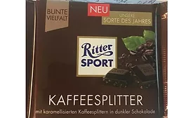 Stark Group International Issues Allergy Alert on Undeclared Milk Allergens in Ritter Sport KAFFEESPLITTER - 3.5 Ounce /100 Gram