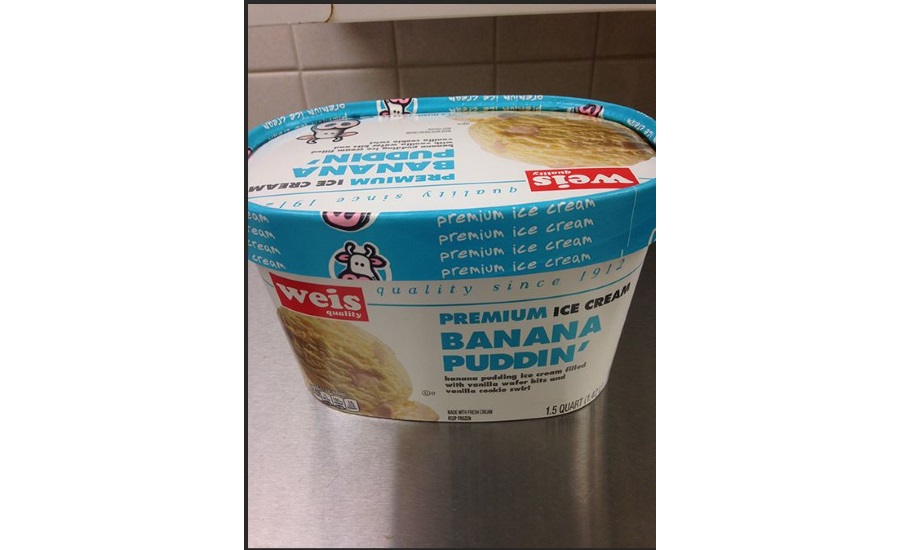 Weis Markets Issues Recall for Undeclared Egg Allergen In WQ Banana Puddin Ice Cream