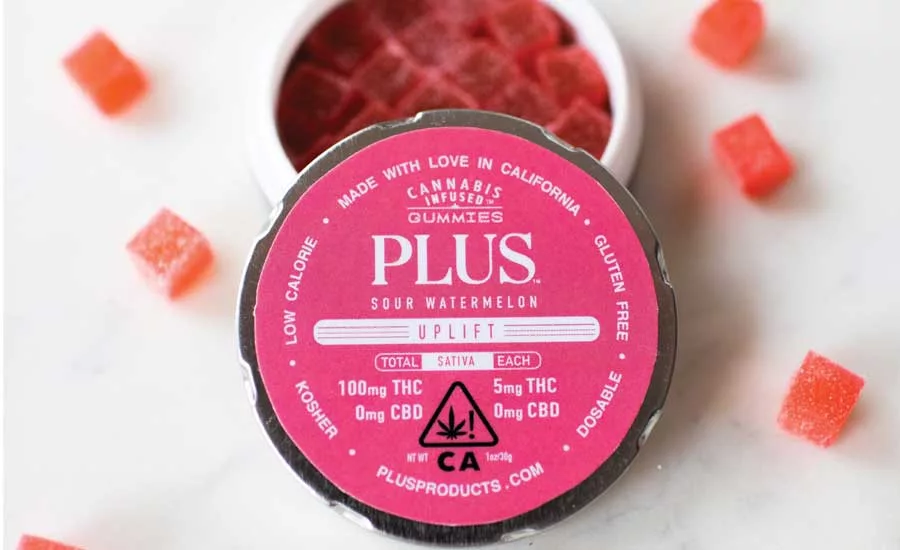 PLUS Cannabis Infused Gummies Tin