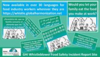 GHI's Whistleblower Food Safety Incident Report Site Now Available