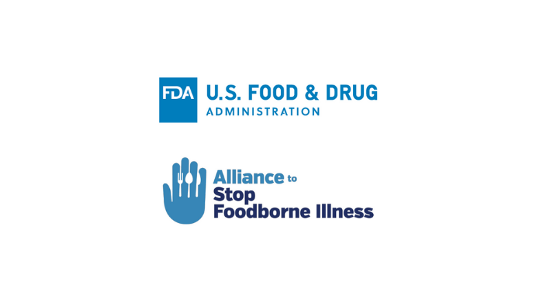 FDA and Stop Foodborne Illness logos